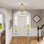 Lustre globe à 4 lumières avec détails en cristal Moores-414087133-471055465-471055466