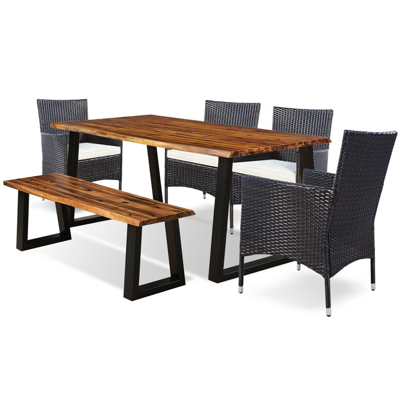 Ensemble repas avec coussins 6 pièces Serio