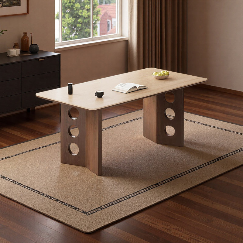 Minimalist Elegance Dining Table, 29.52"H x 70.86"L x 35.43"W