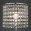 Ensemble de lampe de table 19 "en argent Georgina