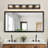 1-Lamp Black LED Dimmable Iron Vanity Light