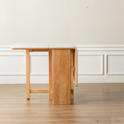 Grade Oak Extendable Dining Table | 6 Seats, Faux Rock Top, No Assembly