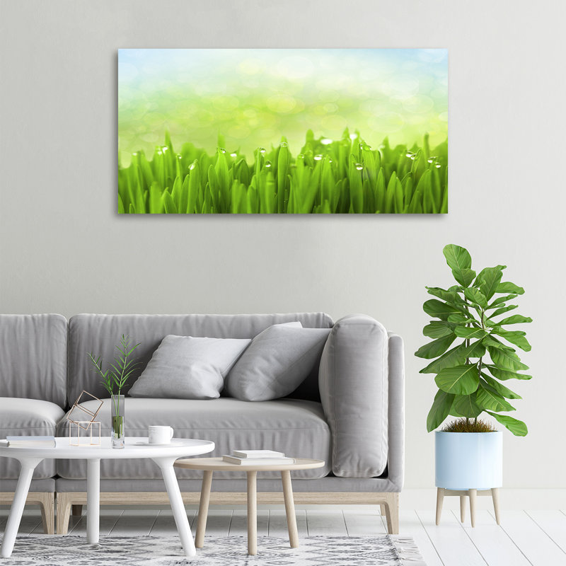 Grass - No Frame Print on Glass, Canvas, 50cm H x 100cm W x 2cm D