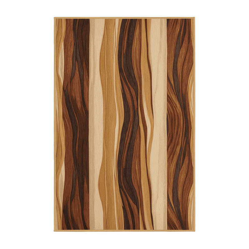 Tapis hawaïen lavable Koa, Rectangulaire 2 pi x 3 pi