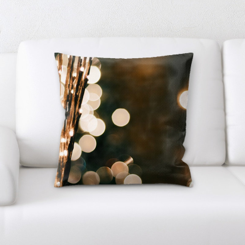 Housse et insert de coussin carré flouté