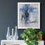 " Reflections In Indigo " Painting Print-61562683-61584755