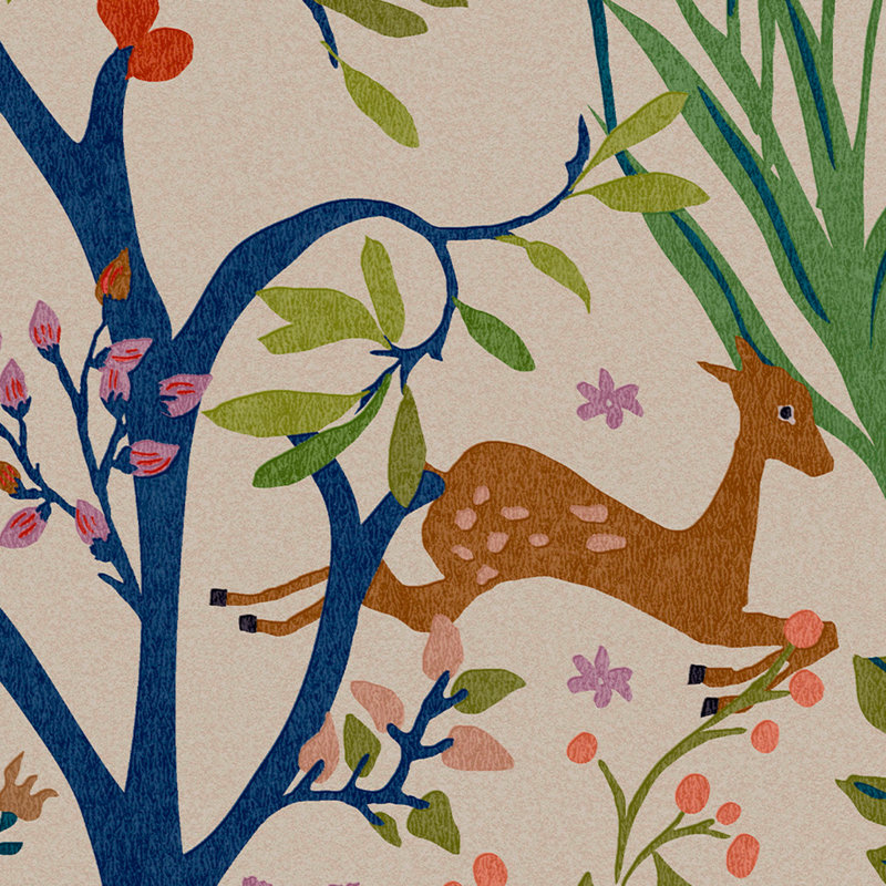Joules Animal Print Wallpaper Double Roll, Antique Cream