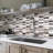 11.8"X11.8" Marble And Glass Mosaic Tile