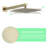 Shower System 10 Inch Bathroom Luxury Rain Mixer Shower Combo Set Wall Mounted Rainfall Shower Head And Handheld System Shower Faucet Set