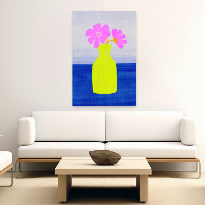Art floral abstrait vif