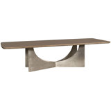 Splendor Solid Wood Double Pedestal Dining Table