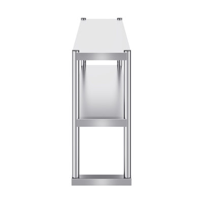 SUS201 Tablettes réglables argentées 12 pièces x 48 po 1 pièce