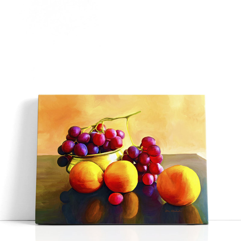 Fruits Ata Alishahi - reproduction d'art sur toile, H 32 po x l 40 po
