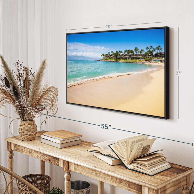 Impression sur toile Napili Bay Paradise, H 27 po x l 40 po