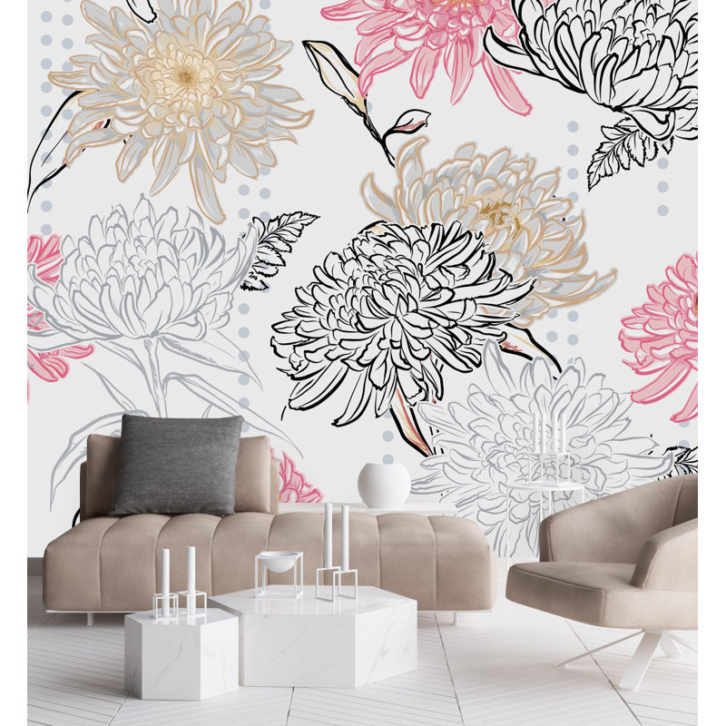 Peel & Stick Wall Mural, 10.42' W x 10.42' L