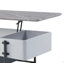 Table basse avec plateau relevable
