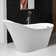 WoodBridge 59'' x 28.38'' Freestanding Soaking Acrylic Bathtub ...