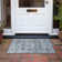 Machine Washable Indoor/Outdoor Xhevrie Denim Rug