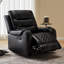 Fauteuil inclinable chauffant de massage en similicuir de 36 po -965191294