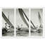 Young People Sailing in Their Racing Craft, in Los Angeles Harbour, California, Usa Framed