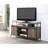 Rashawn Rustic Oak & Black Finish TV Stand