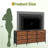 63" TV Stand Dresser with 9 Fabric Drawers for TVs up to 70", Entertainment Center with Storage Organizer-1403806170
