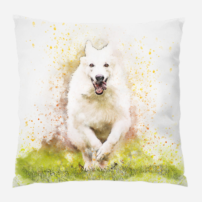 Housse de coussin Otisville, Intérieur, Microsuède