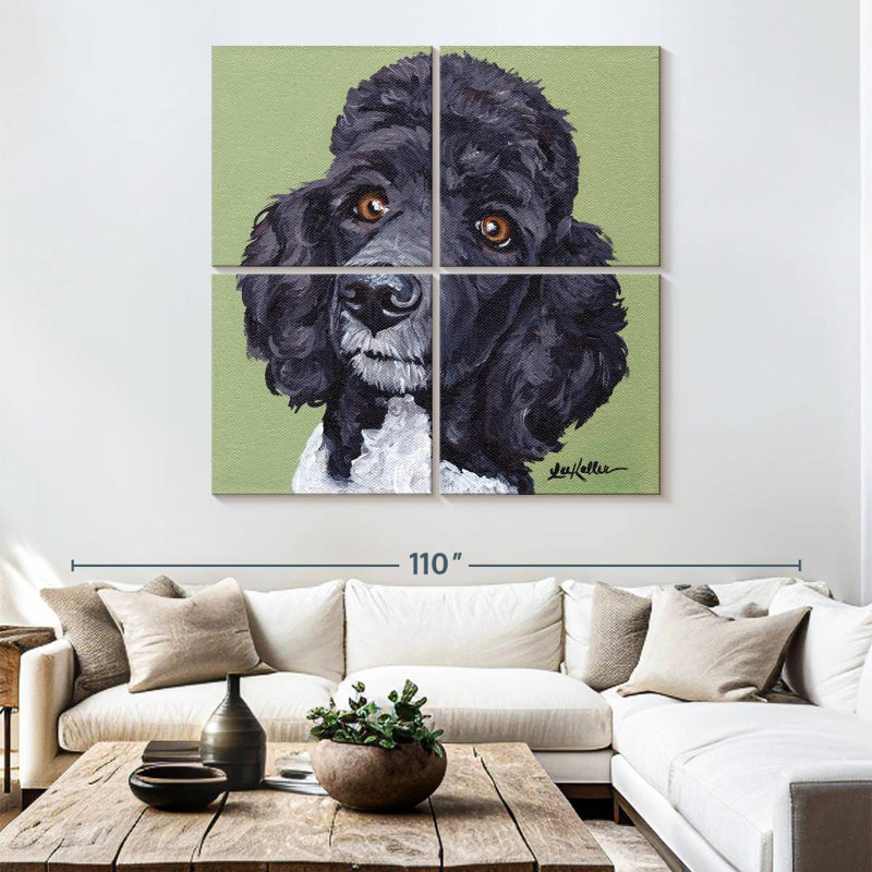 Brampt Standard Poodle Tommy, 74" H x 74" W
