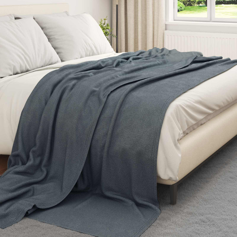 2-39 Throw Blanket, 270cm x 240cm, Dark Grey