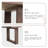 Nut-Brown Rectangular Solid Wood Dining Table-1021353654