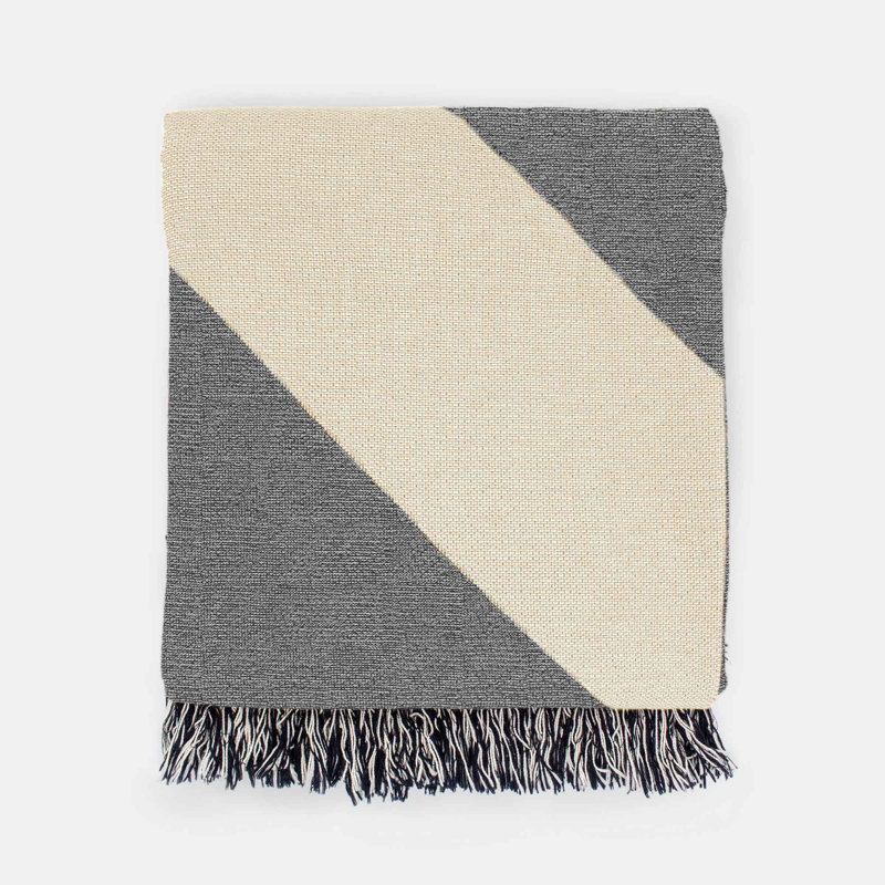 Grand Signet Throw, Charcoal
