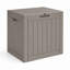 Siège de rangement en résine résistant à l'eau de l 22 po x P 17 po pour le rangement extérieur-131272983