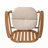 Outdoor Patio Acacia Wood Patio Armchair