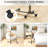 Lauranne Adjustable Metal Base Standing Desk