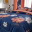 Ensemble de 9 couvre-lits et rideaux en microfibre 9 pièces avec 2 taies décoratives et 6 œillets filtrant la lumière-126605454