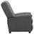 Adelbrand Recliner Leisure Adjustable Cozy Chair for Home Theater Cinema Fabric-1042740339