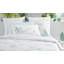 Housse de couette en coton pima blanc / bleu / gris Butterfly-64151446