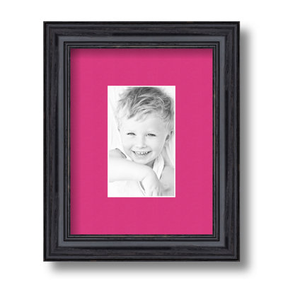 Wood Matte Picture Frame with Mat