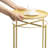 Metal Round End Table With Removable Anti-Rust Tray Side Table For Living Room Black-297709598