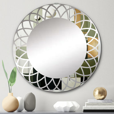 Claythorne - Miroir mural moderne rond