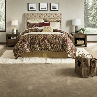 Ensembles de literie pour très grand lit luxueux, chenille de polyester, style royal pour la maison