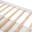 Lit plateforme simple en bois massif avec 6 tiroirs