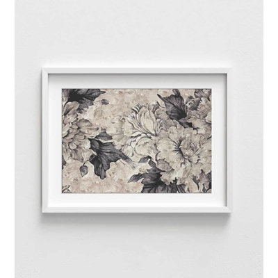 Reproduction d'art botanique: Fleurs abstraites - style Cottagecore