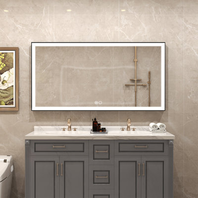 Miroir de salle de bain à DEL Edlun
