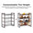 14 Pair Stackable Shoe Rack