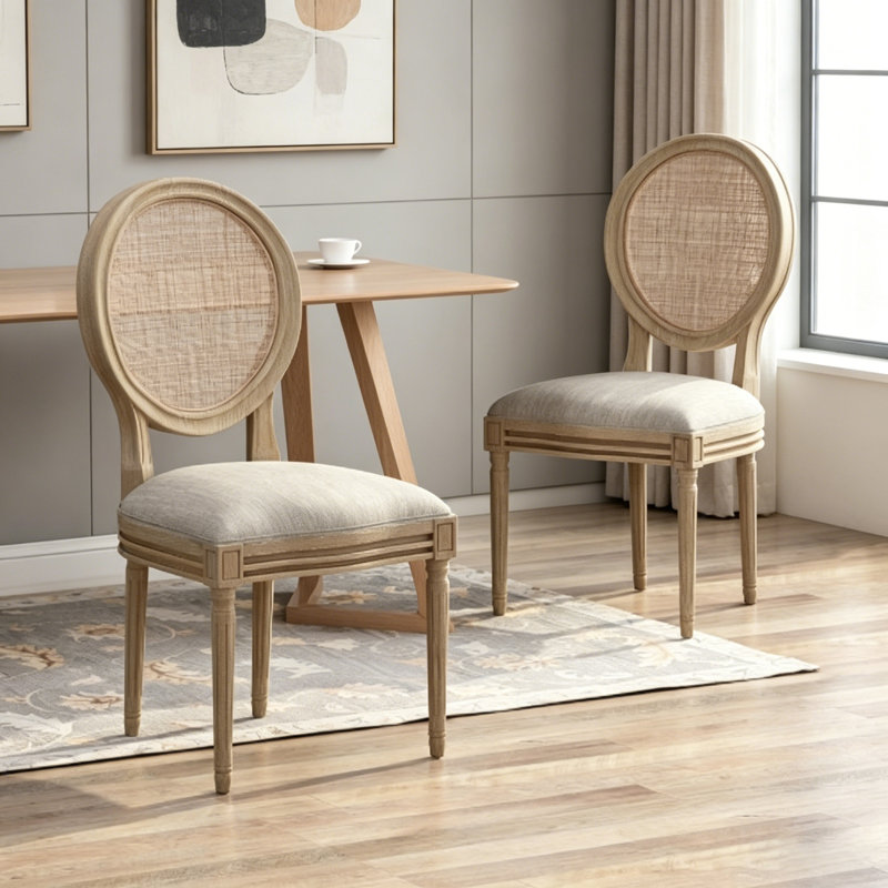 Chaise de salle à manger élégante avec un design ergonomique et un rembourrage confortable, pour les cuisines modernes et traditionnelles.