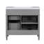 Meuble-lavabo de 36 po avec lavabo supérieur-573350788
