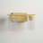 Pena 2 - Light Dimmable Vanity Light in Brass-148951199