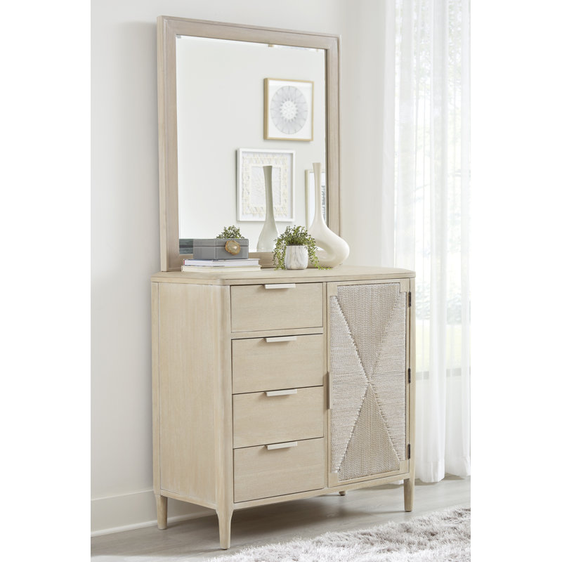 Combinaison de commode et miroir de paysage Catarina