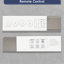 Toilette automatique avec bidet intégré, lavage et séchage à l'eau tiède plus large, fonctionnement du capteur de pied, indicateur DEL, télécommande, couleur blanche. Distance de détection du radar à quatre niveaux, différents modes de lavage,